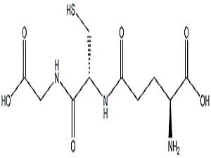 Glutathione structure diagram